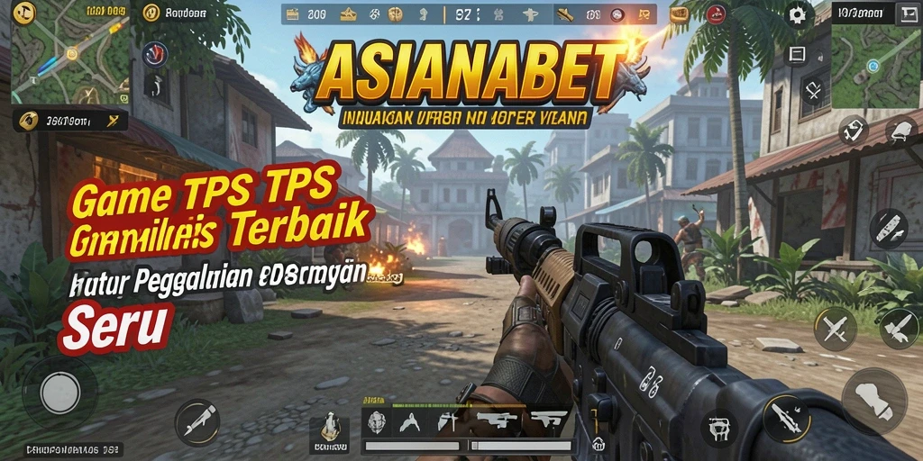 Tangkapan layar ASIANABET menampilkan aksi seru dalam gameplay TPS.