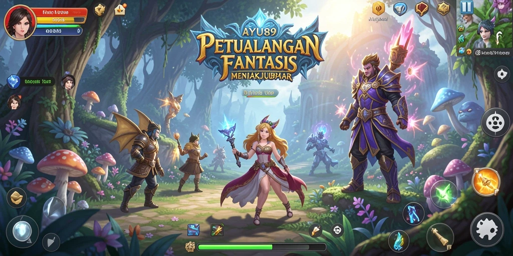 Screenshot AYU89 menunjukkan karakter dalam pertempuran menegangkan.