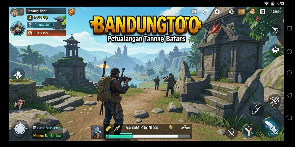 Tangkapan layar berisi aksi gameplay di dunia terbuka.