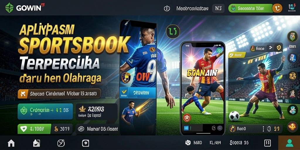 Tampilan gameplay taruhan olahraga dalam aplikasi GOWIN.