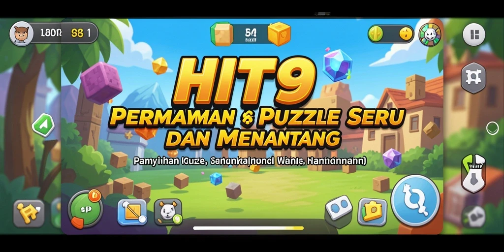Tangkapan layar gameplay HIT9 yang menampilkan tantangan puzzle yang menarik.