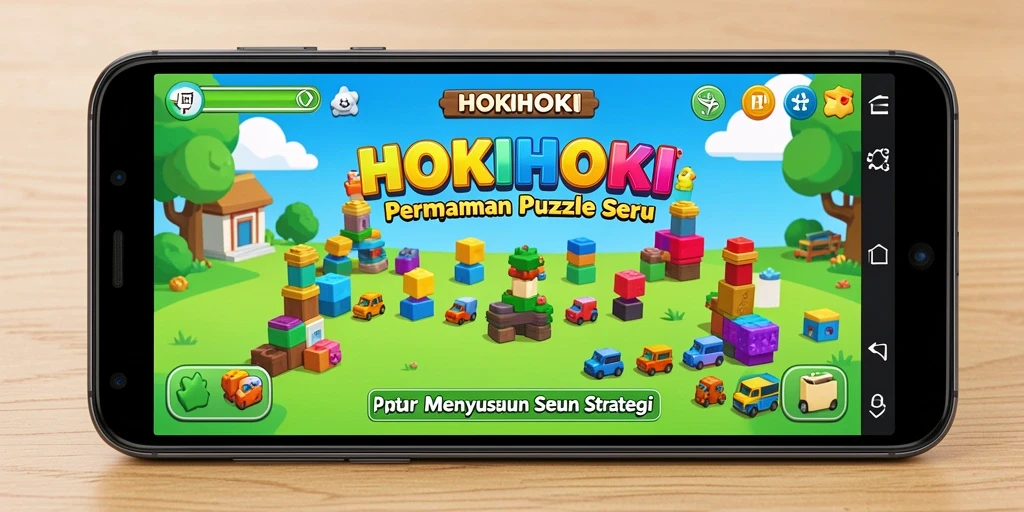 Tampilan gameplay HOKIHOKI yang menantang dan memikat.