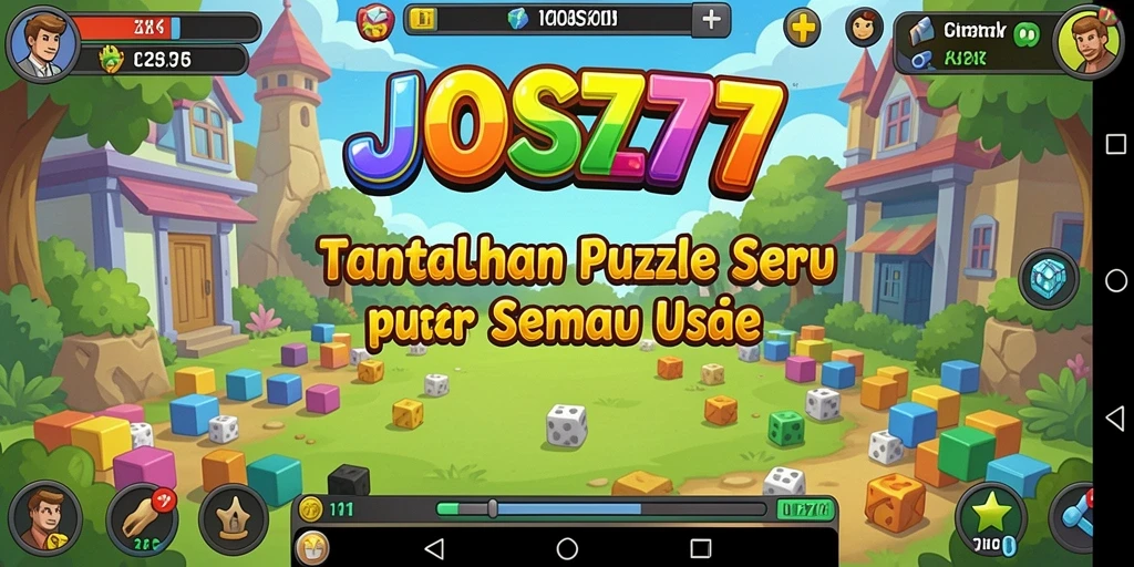 Screenshot gameplay <strong>JOS77</strong> menampilkan teka-teki menarik yang perlu diselesaikan.