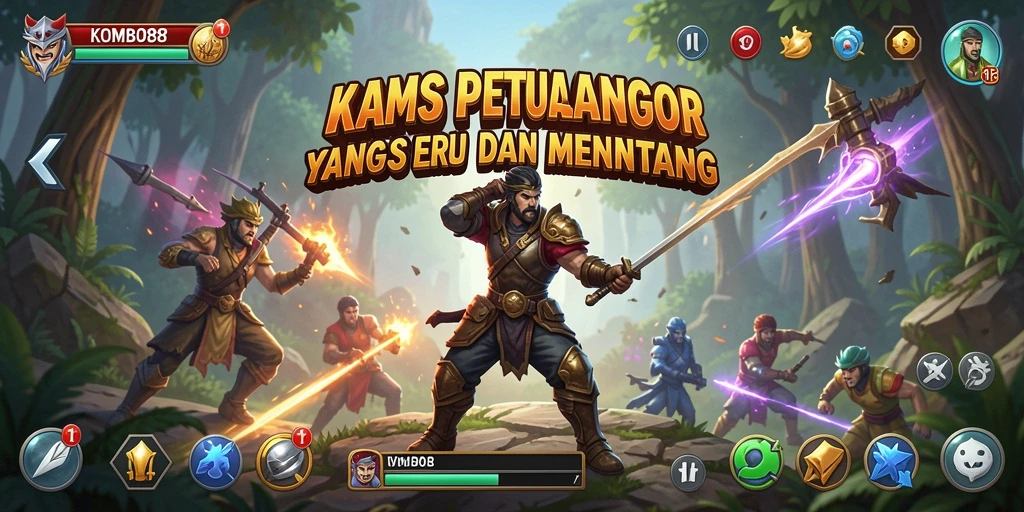 Screenshot gameplay KOMBO88 yang menunjukkan aksi seru dan mendebarkan.