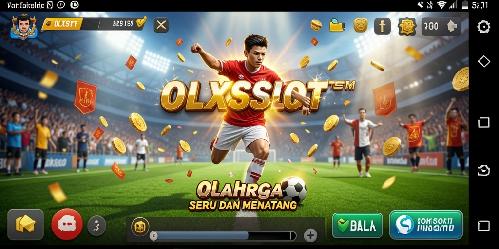 Screenshot utama OLXSLOT menunjukkan momen seru dalam pertandingan olahraga.