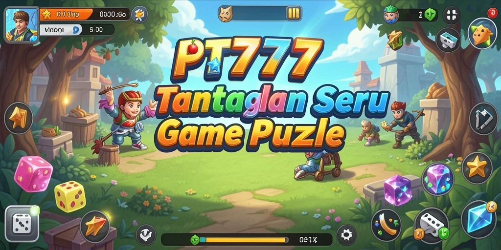 Tampilan gameplay PT777 dengan berbagai teka-teki yang menantang.