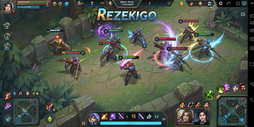 Gameplay seru dengan berbagai karakter unik dalam REZEKIGO.