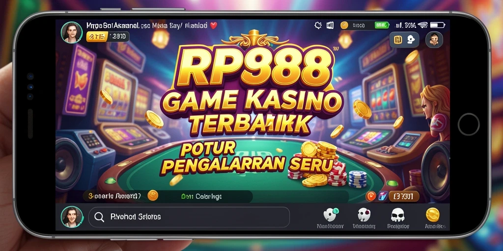 Tampilan gameplay seru di RP888 dengan banyak pilihan permainan Kasino.