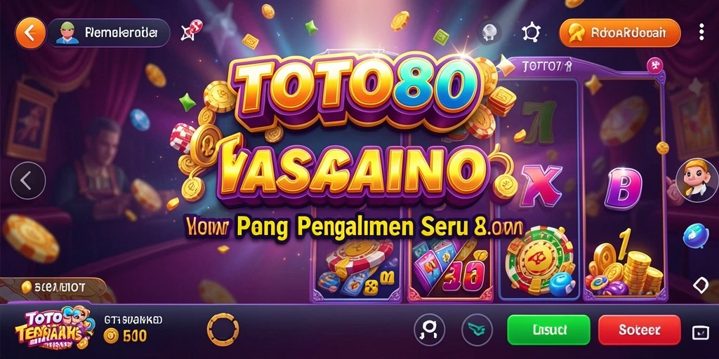 Tampilan gameplay Kasino TOTO80 yang menarik dan seru.